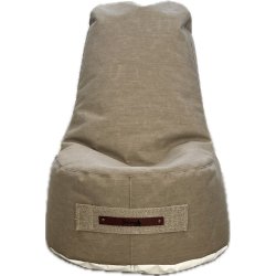 Loungestol lille Beige