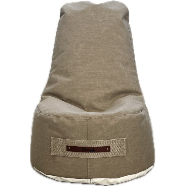 Loungestol lille Beige