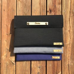 Cover til laptop m. valgfri tekst, passer til 13-14" flere farver 