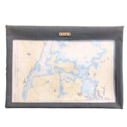 Cover til skort med rude og valgfri tekst, flere farver. 