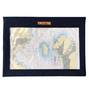 Cover til skort med rude, bl