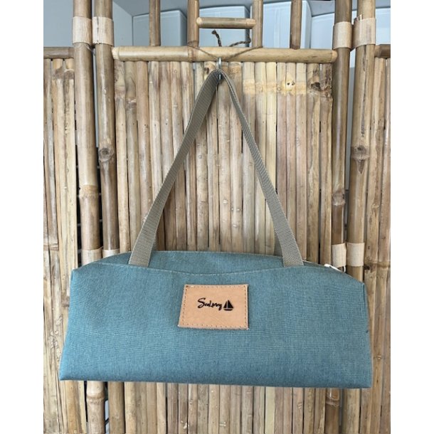 Taske/toilettaske, farve marehalm 2