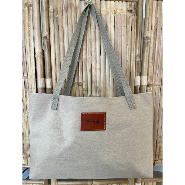 Taske, beige