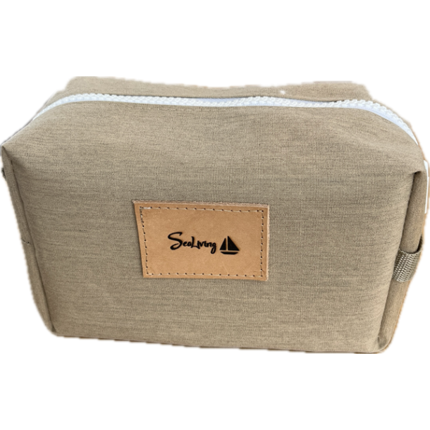 Toilettaske beige