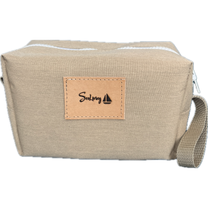  Toilettaske beige m. hank