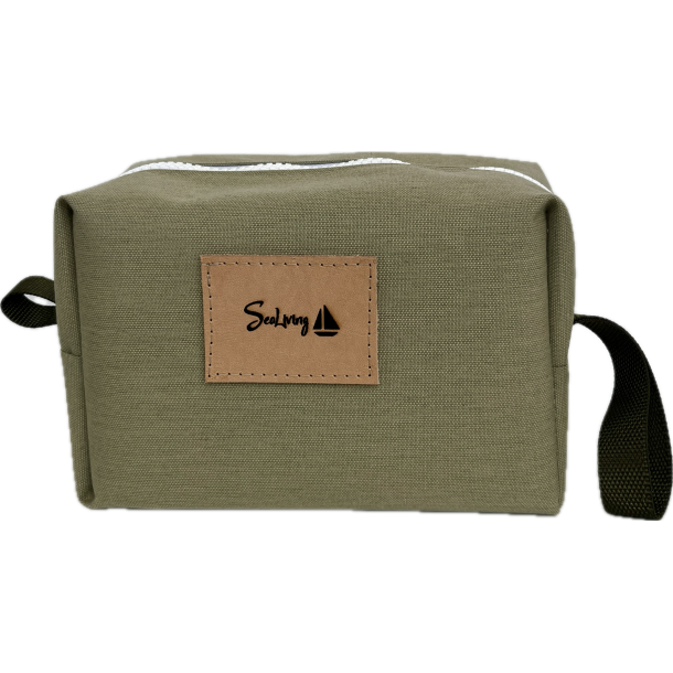 Toilettaske mosgr�n